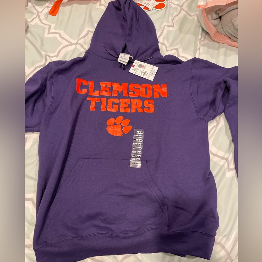Purple Clemson Champion Hoodie